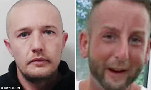 Ringleader Knight, 38, (pictured left) was jailed for 24 years in 2015 after being convicted of rape of a child under 13. Adam Toms, 37, (pictured right) was sentenced to 16 years for rape of a child under 13