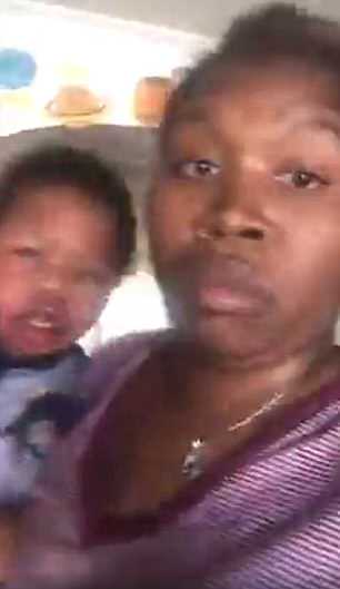 Tiffany Griffin (pictured with Jesse) was so angry when she saw her baby