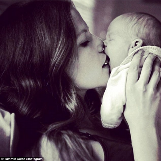 Mummy and me: Tammin has been documenting her motherhood journey on social media