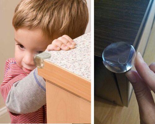 Защита от острых углов для детей в комнате