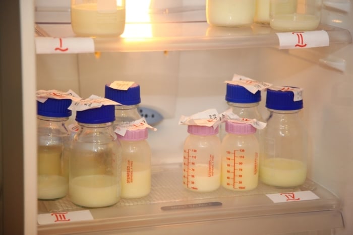 хранение грудного молока в холодильнике