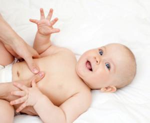 1 месяц новорождённому массаж